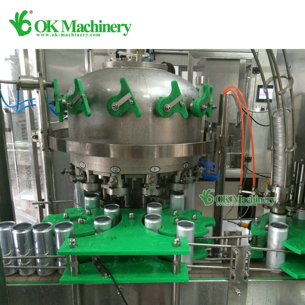 Beer Can Filling Line Machine Beverage Cans Filling Machinery Gas Filling Machine For Cans
