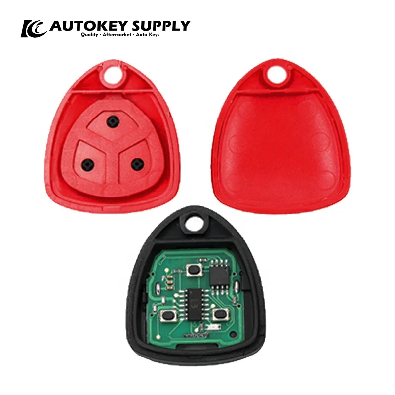 B17-3  Ferrari style 3 button remote key for KD900/KD200/KD900+/URG200 for produce any model remote with blade hole