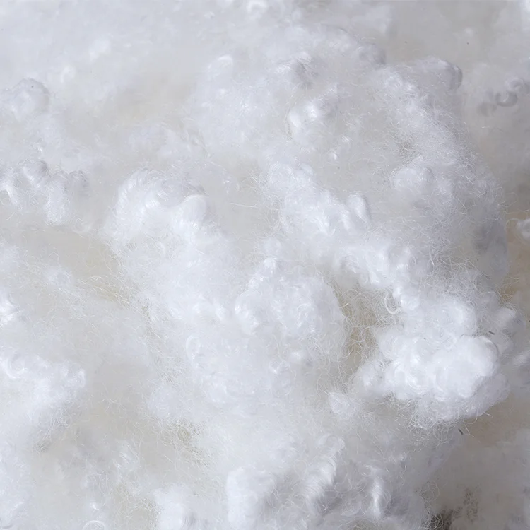  Sales High-Quality No Fluorescence Hollow Conjugate Recycled PSF Silicone Fiber Filling Material With GRS
