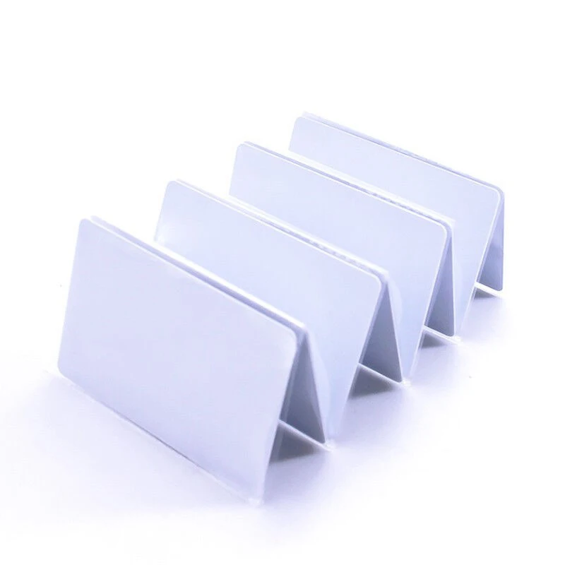 white rfid PVC card nfc Blank 13.56MHz RFID Card Printable ISO14443A Inkjet nfc cards