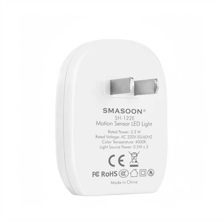 Smart Night Lights Plug Into Wall Sensor Dusk to Dawn Sensor for Bedroom Toilet Hallway Kitchen