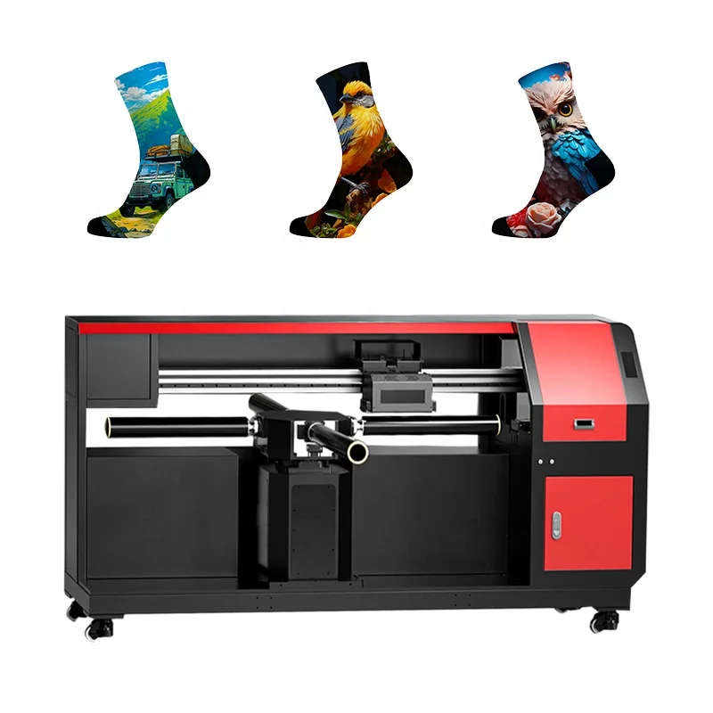 Multifunctional Socks Printer Inkjet Printer Machine Socks Printing 360 Rotary Digital Printer