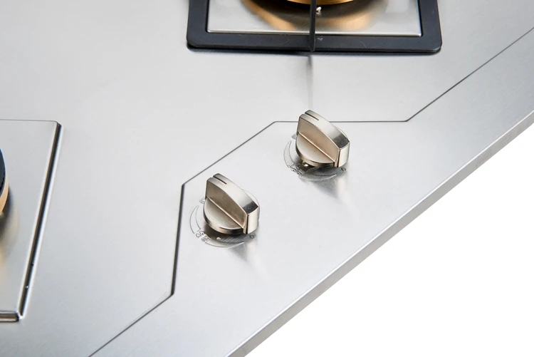 Уличная плита из нержавеющей стали с двойной горелкой и автоматическим зажиганием