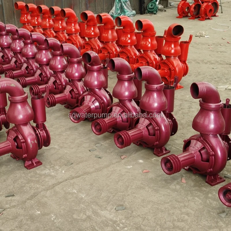 Efficient Vertical Centrifugal Agricultural Irrigation Pumps 6 Inch Diesel Engine Self Priming Water Pump