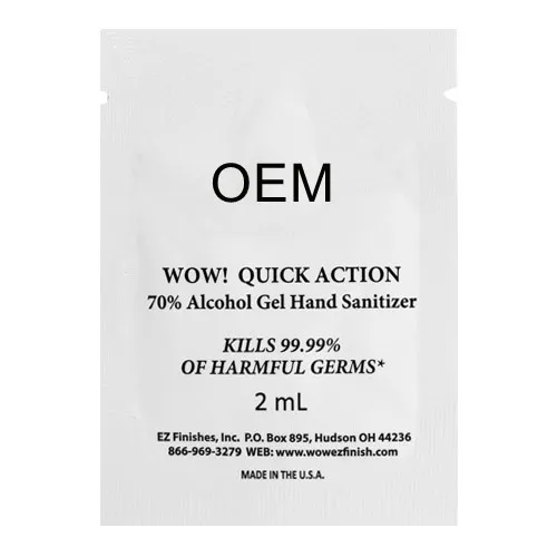 Single pack customized design 70% Isopropyl Hospital Wet Wipes