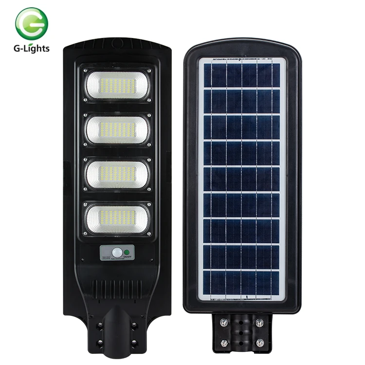 G-огни низкая цена Ip65 Водонепроницаемый Открытый 60w 120w 180w 240w 300w Интегрированный All In One Солнечный светодиодный уличный