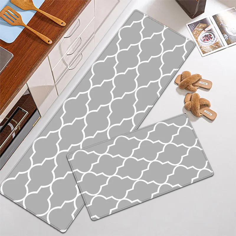 Kitchen Mat Kitchen Carpet Factory Direct Sales Custom Printed Design Soft Pvc Waterproof Anti-fatigue Floor Mat