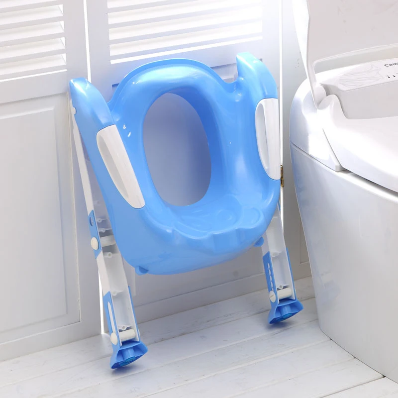 Potty Training Seat with Step Stool Ladder Training Toilet for Kids Toddlers-Comfortable Potty Seat with Anti-Slip Pads Ladder
