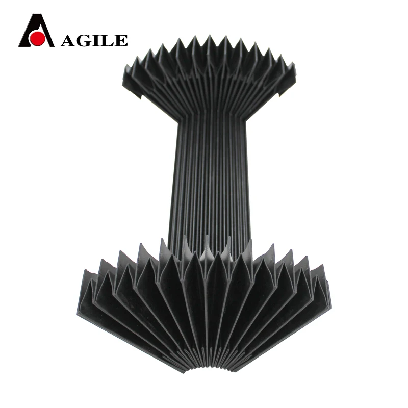 cnc reinforced protective rubber custom organ bellow cover