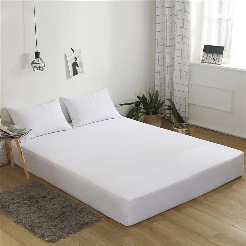 Cotton Washable 100% Waterproof Jersey Fabric Bed Sheet Stops Leaks Dust Mites White Terry Mattress Protector From Vietnam