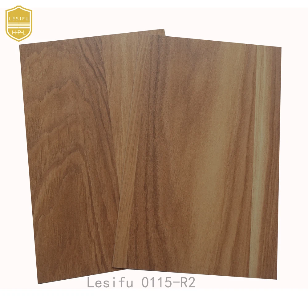Lesifu 0115-R2 hpl wood laminate suppliers surface synchronized formica cheap price