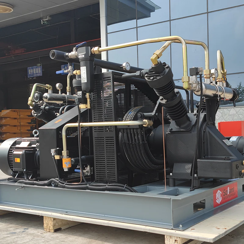 oil free Diaphragm Compressor for Oxygen gas /Nitrogen/Helium/ Hydrogen/Argon/High Purity Gases Booster