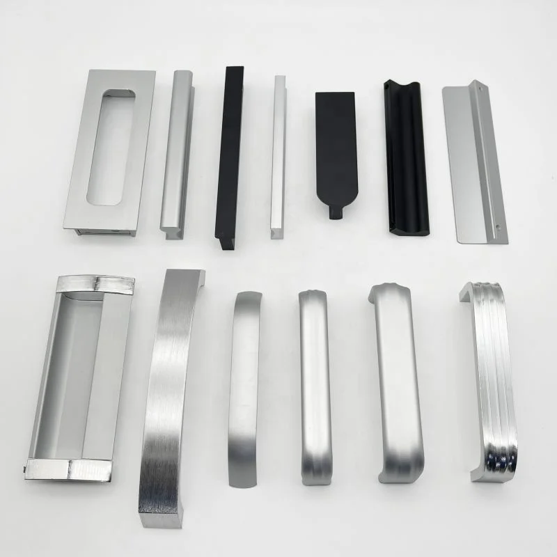 Durable Quality Aluminum Alloy Furniture Handles & Cabinet Knobs Drawer Knobs Wardrobe Pull Handles for Kitchen Cabinets