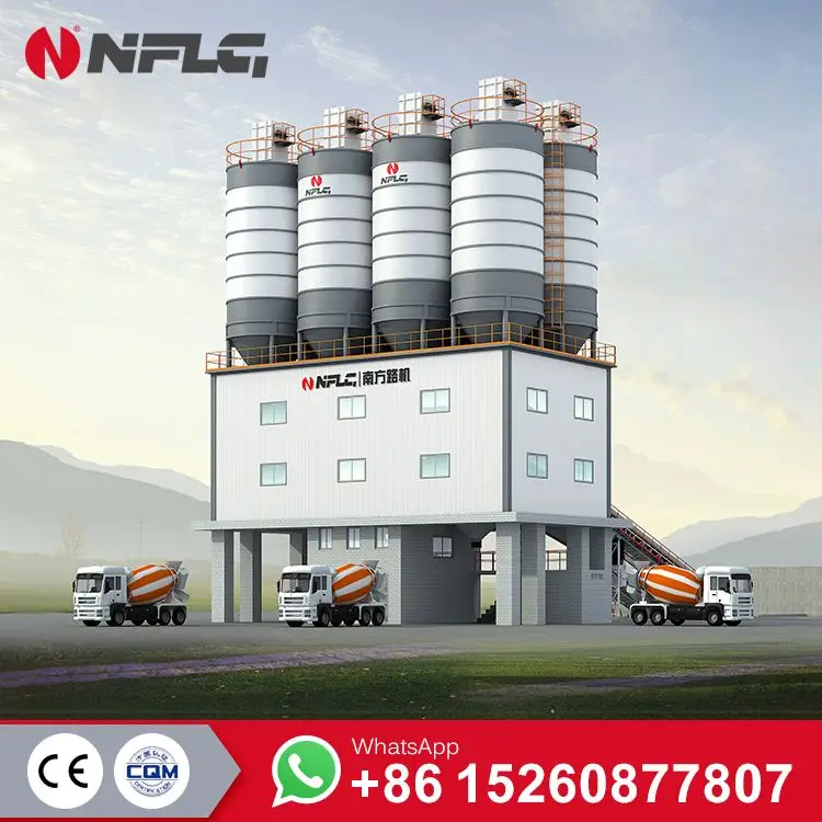 Concrete Batching Plant 75M3/H Mobile Concrete Mixing Plant Hot Sale in Thailand Indonesia Malaysia Construction Projects 10-15T