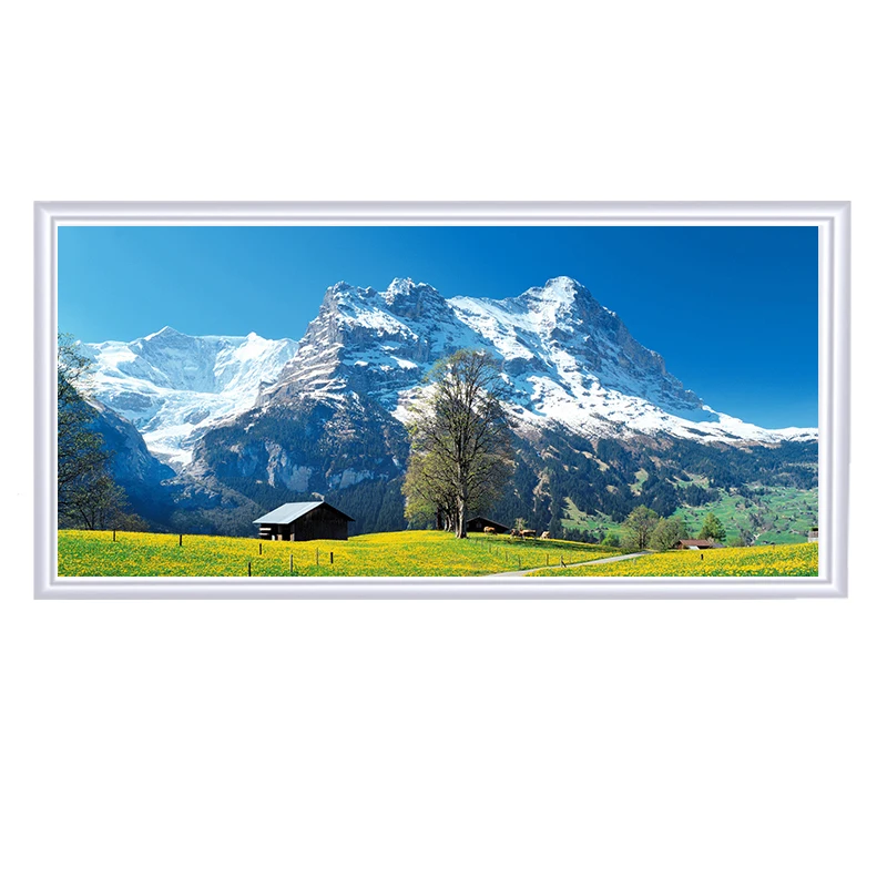 Electrical Home Infrared Radiant Ceiling Room Panel Carbon crystal Wall Mounted electric infared Panel heaters With Thermostat