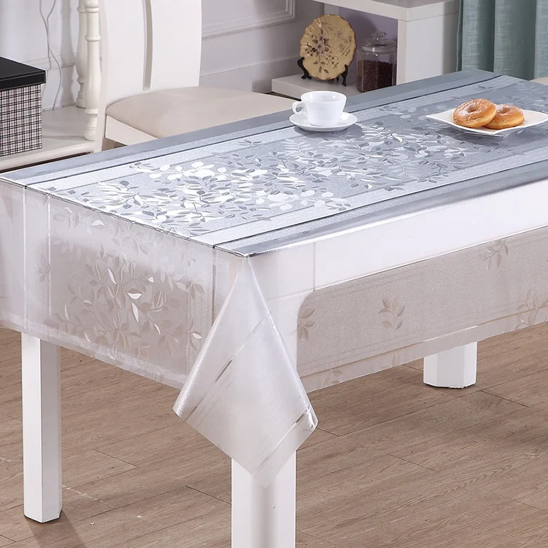 3D Transparent PVC Table Cloth  TC226-001  high class series table cover