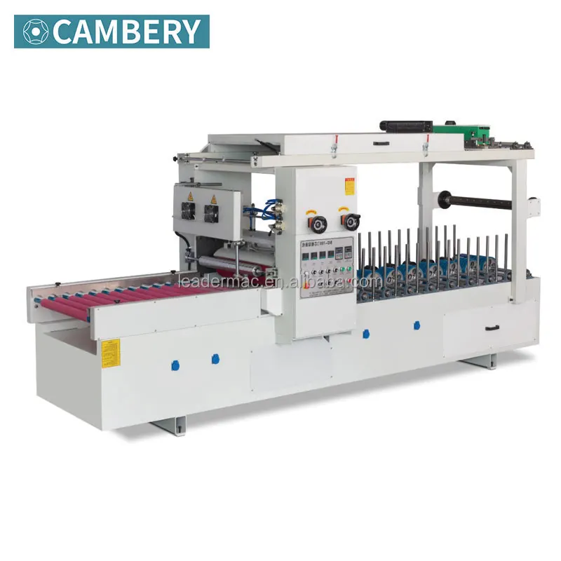 Double Glue Coating PVC Film MDF Panel Laminating Machine Door Panel Woodworking Lamination Machine