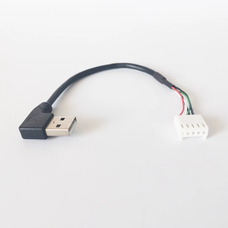  Под заказ 90 градусов USB 2 0 A папа Оригинальный Molex 3 4 5Pin терминал провода Жгут кабеля левый/правый угол к
