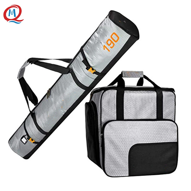 Ski Bag and Boot Bags Combo,Snowboard Bag Padded Ski Bags for Air Travel,Snow Ski Bags Ski Double Bag