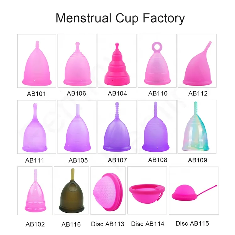 Silicone Menstrual Cup With Steriliser Cup Holder Menstrual Kit