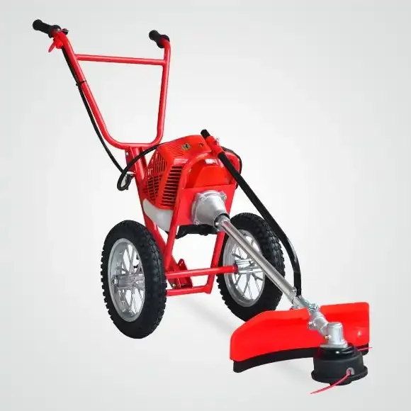 52cc бензинового типа тележка ручной щеточный резак с колесами для продажи