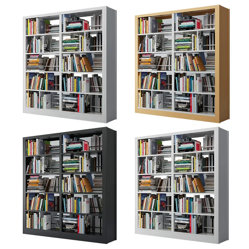 Хит продаж книжные полки для библиотечной мебели Книжная металлическая полка мобильные стеллажи