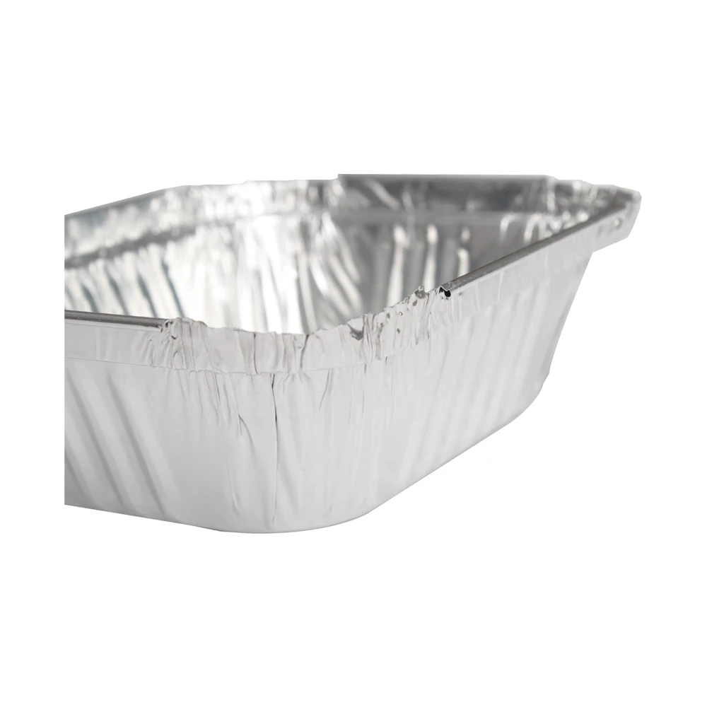 8011 Disposable Food Packing Aluminium Foil Food Container with Clear Lid