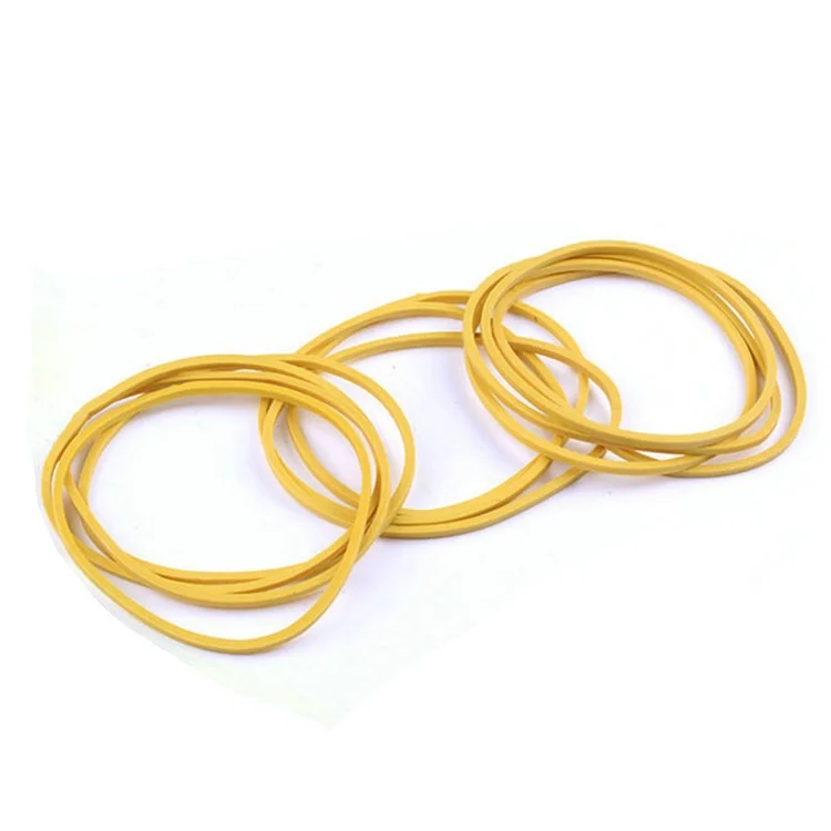 High quality best seller Stretchable elastic yellow natural rubberbands rubber band for office bank home and various purpose