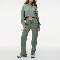 2 Piece Women Sports Wear Gym sets Active Fitness Apparel Workout Clothing Leisure fashion long sleeve sports suit