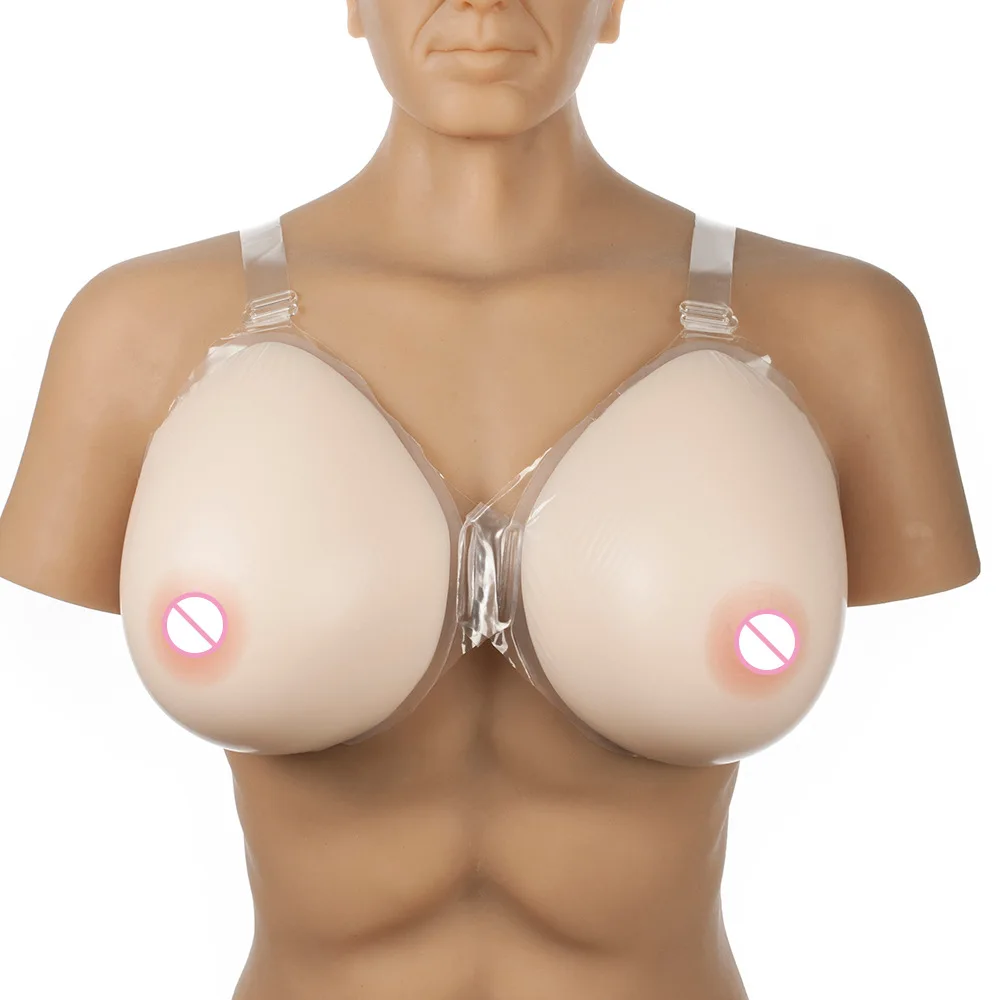China Best Skin Color 100% Fake Boobs Bra Realistic Silicone Breast Prosthesis