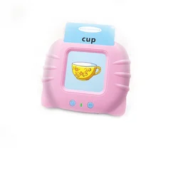 Talking Flash Cards Learning Toys for 2 3 4 5 Year Old Kids Toddler Flash Cards, Audible Learning Resources with Sound Effects,