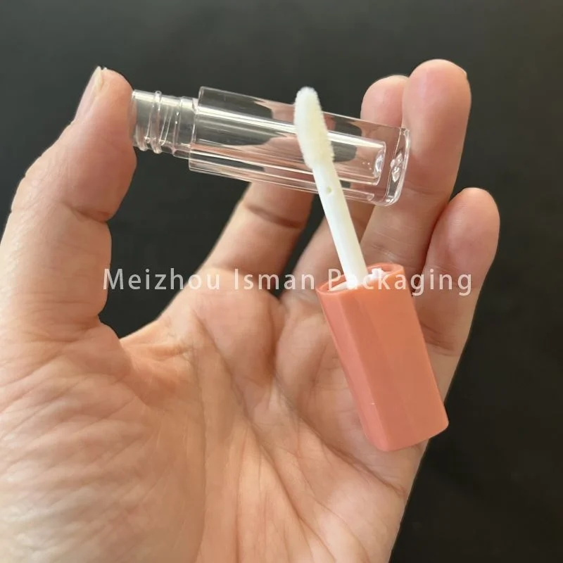 Small 1.2ML Multi Colors Square Lip Gloss Tube Container Mini Empty rose gold pink Lipgloss Container Bottle For Sample Tester