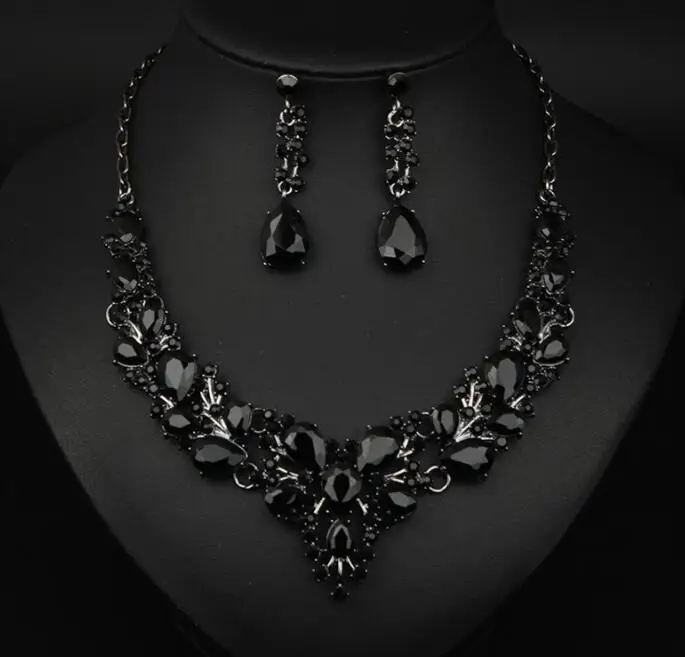 crystal jewelry sets