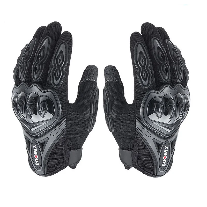 Custom Printed High Quality Motorbike Racing Gloves Safety Full Finger Motorcycle Gloves