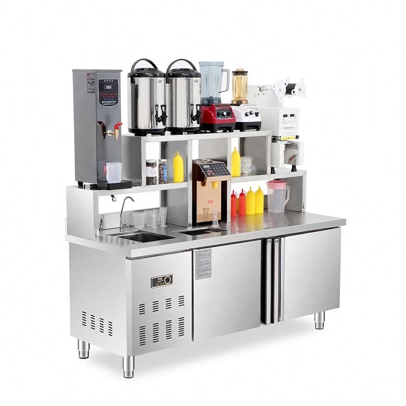 Best Quality China Manufacturer Commercial Bar Counters bubble Tea Machine Work Counter
