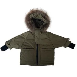 Clothing factories kids clothing children boys wear white goose down coat wadded jackets winter custom long coats for girls