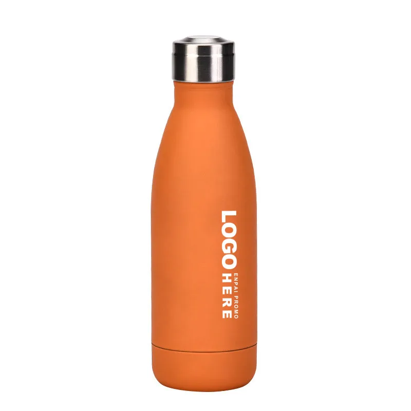 Double Wall Travel Sports Drink Bottle Stainless Steel Insulated Thermos Vacuum Flasks Cola Shape Water Bottles