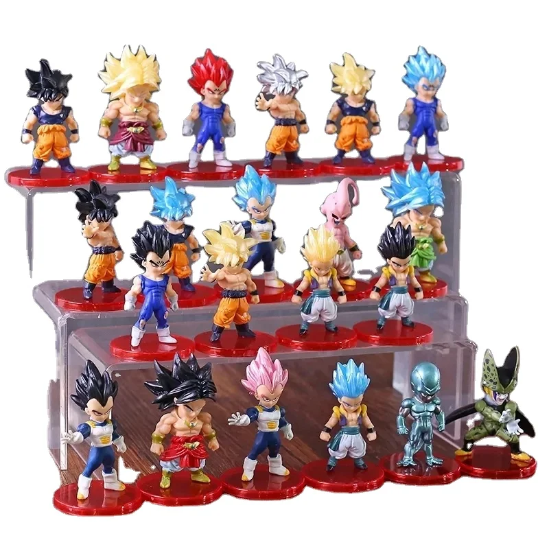 5-13cm anime DBZ super son goku Vegeta Broly Buu Dragon Action Figure Ball Ultra Instinct Model Gifts Toys