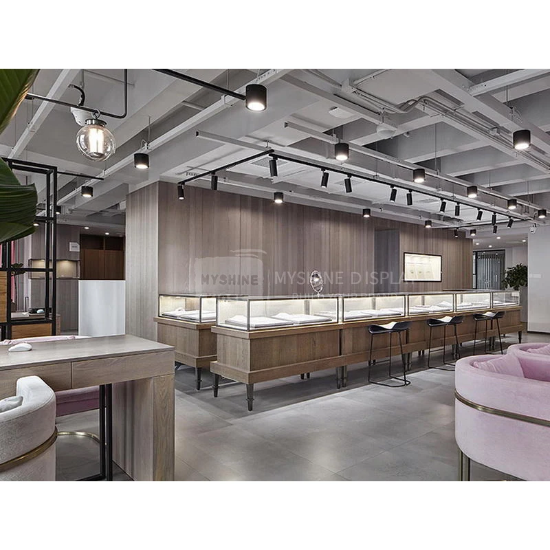 Высококачественный дизайн магазина ювелирных изделий Myshine LUX, дизайн интерьера, витрина для ювелирных изделий, витрина для магазина ювелирных изделий