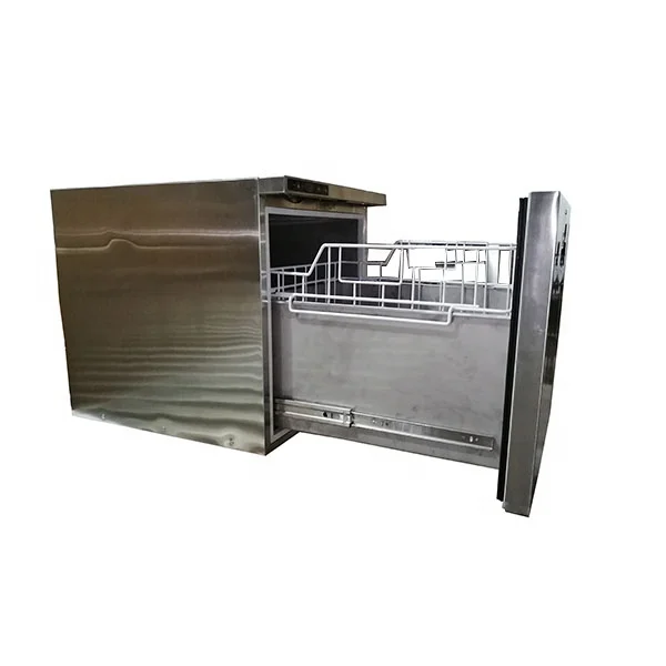 Offroad Fridge Boat Kitchen Refrigerator Car Truck Bus Caravan DC Cool Box Stainless Steel Portable Mini Solar Drawer Fridge
