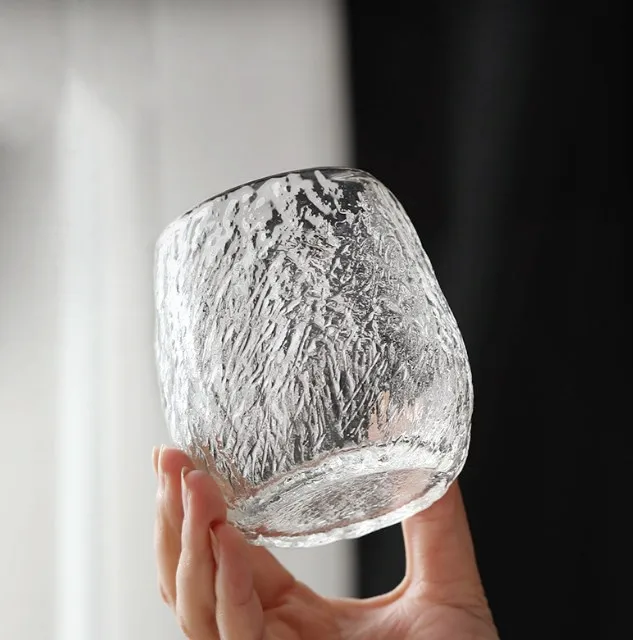 High Traditional bold small sharp cuts transparent desserts glass cup safety glass coffee cup glass tea cup