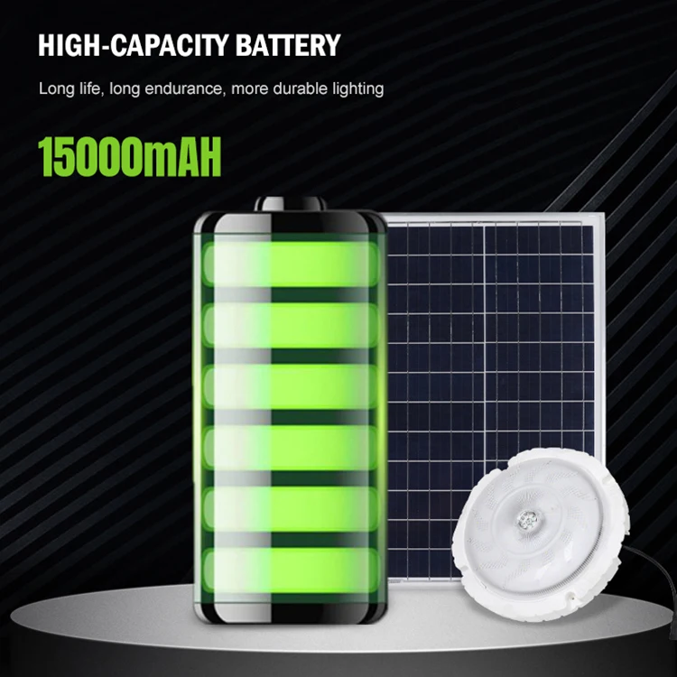 Водонепроницаемый светодиодный наружный Солнечный потолочный светильник для дома 50 Вт 100 200 300