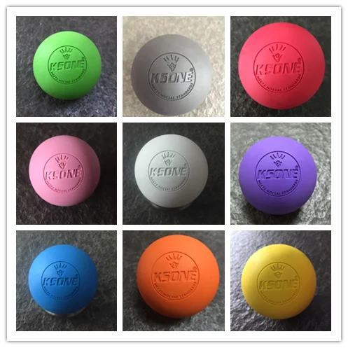 ncaa Custom design ball Natural Rubber Massage Ball therapy massager Lacrosse Ball ncaa