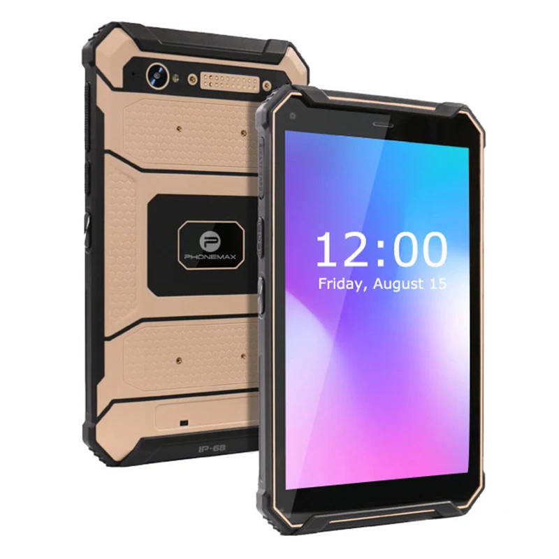 Dual Sim 4G rugged tablet 6G 128GB Fingerprint/IP68 tablet pc barcode scanner waterproof android tablet
