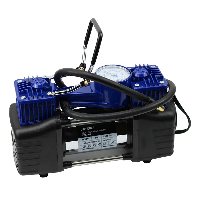 Manufacturer Suppliers 180W Double Cylinder Car Inflator Portable Air Pump