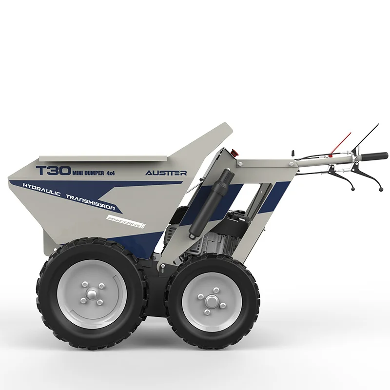 5 hp газовый двигатель AWD Маленькая китайская тачка с грузоподъемностью 300 кг