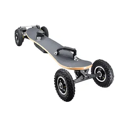 Professional powerful adult All terrain electric moutain board with 10S4P 10AH 3300W Belt Drive Motor 8 PLY maple + 2 PLY bamboo