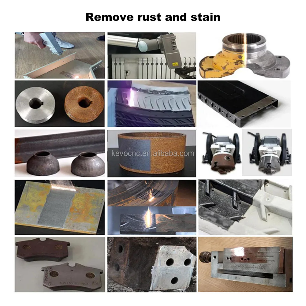 JNKEVO 2000w 3000w laser rust removal and welder laser sandblasting cleaning machine