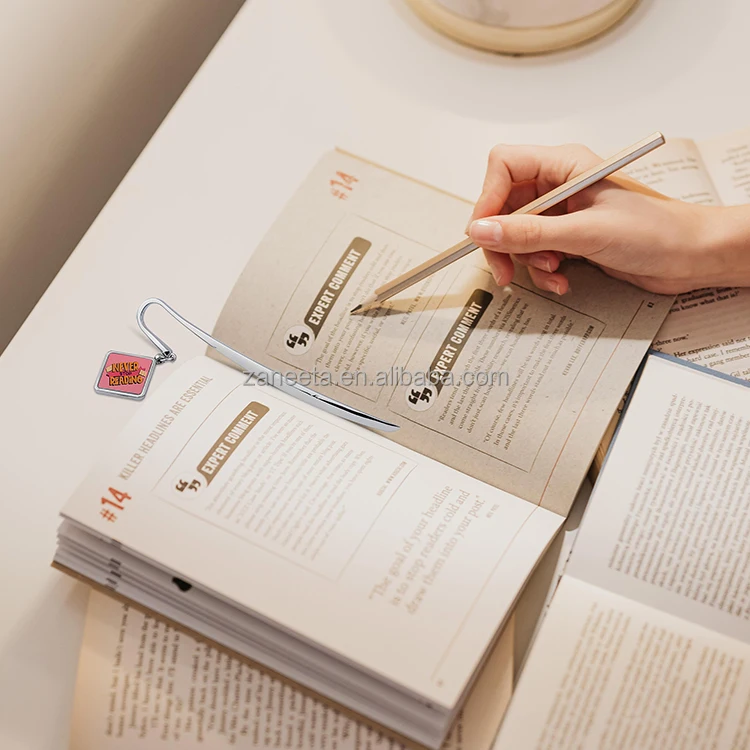 Sublimation Blank Bookmark Metal Silver Custom Bookmark