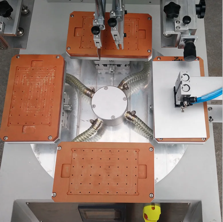 PVC ceiling borad panel auto flatbed screen printer machine for PVC Ceiling Sheet screen printing machinery